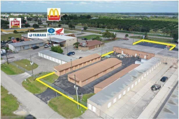 30 Storage Units + 4,650 sq ft of retail Space For Sale in Lake Placid, FL $849,900